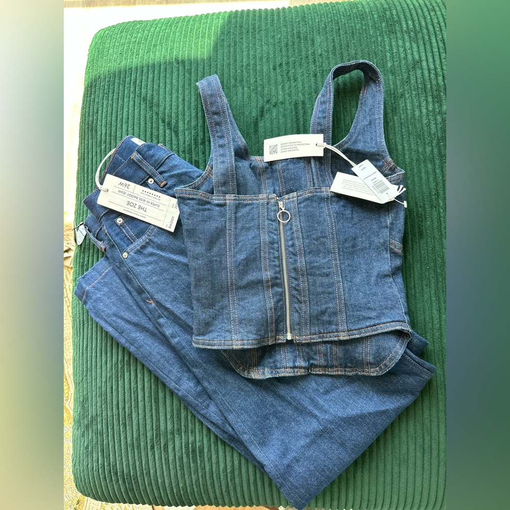 Aritzia Demin Forum Set Size XS - Picture 7 of 9